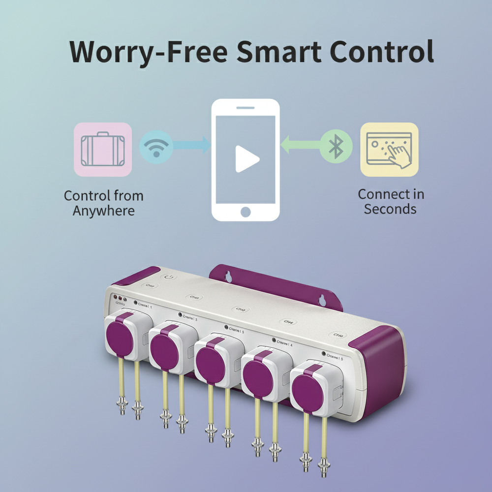 Smart Dosing Pump WiFi Bluetoo - Marine Aquarium Wave Maker recension och pris
