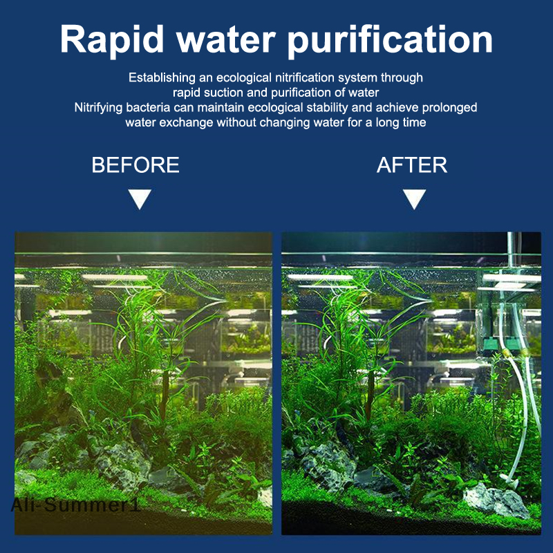 【E】3 In 1 Aquarium Filter Pump - Marine Aquarium Wave Maker recension och pris