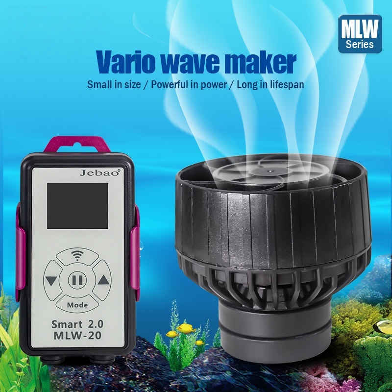 Jebao MLW Series DC Magnetic W - Marine Aquarium Wave Maker recension och pris