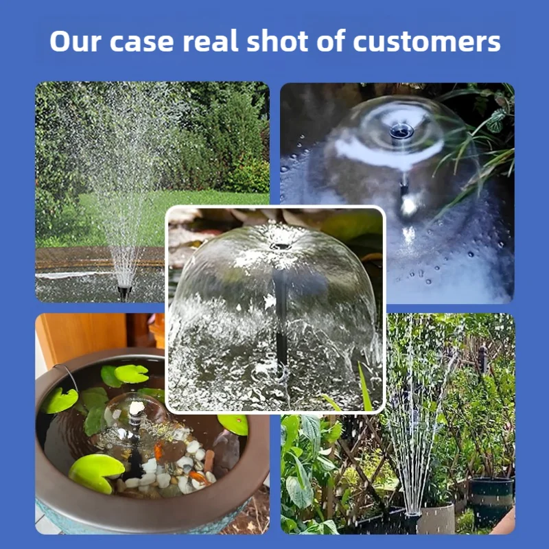 110V 220V Fish pond fountain p - Marine Aquarium Water recension och pris