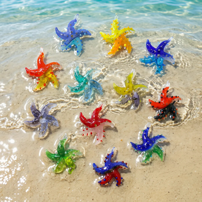 Mini Glass Starfish Pendant Co - Aquarium Marine recension och pris