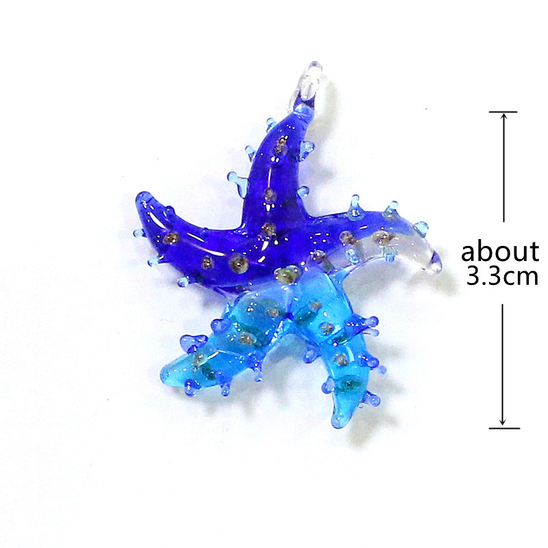 Mini Glass Starfish Pendant Co - Aquarium Marine recension och pris