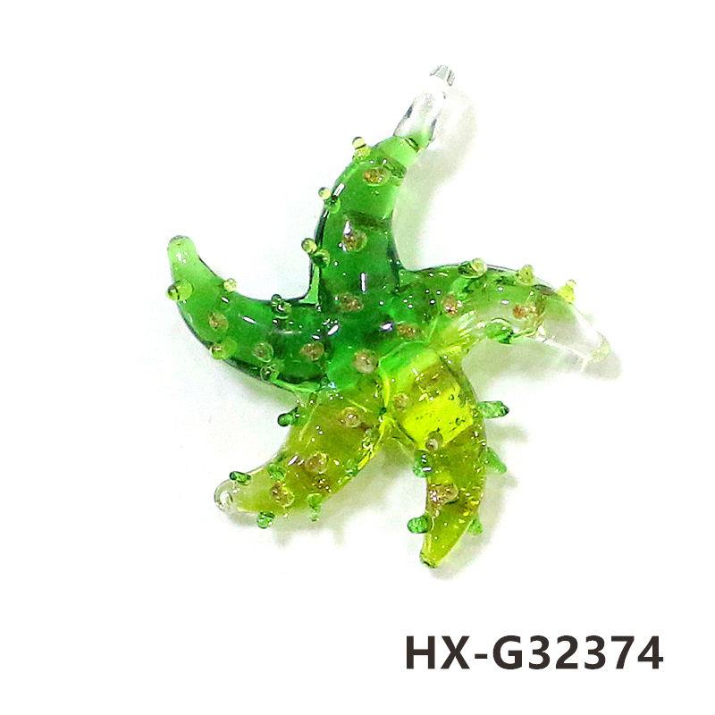 Mini Glass Starfish Pendant Co - Aquarium Marine recension och pris