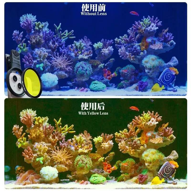Aquarium Coral lenses 52mm Fis - Marine Aquarium Water recension och pris