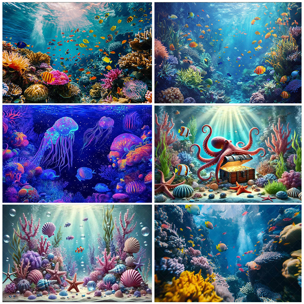 Underwater World Party Decorat - Aquarium Marine recension och pris