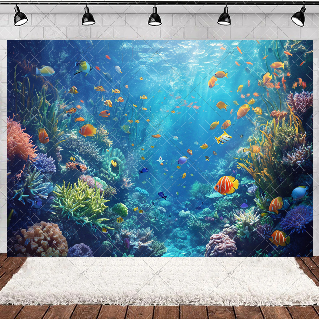 Underwater World Party Decorat - Aquarium Marine recension och pris