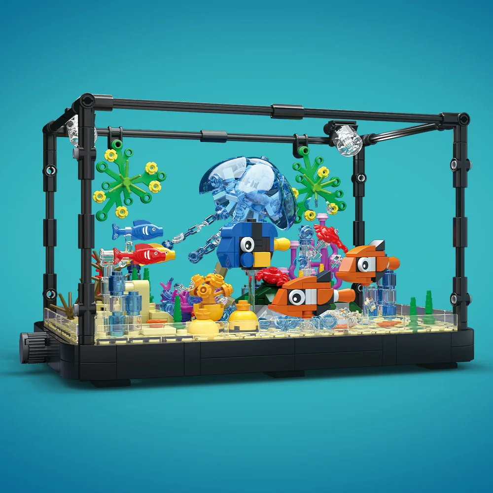 Fish Tank Building Block Set w - Aquarium Marine recension och pris