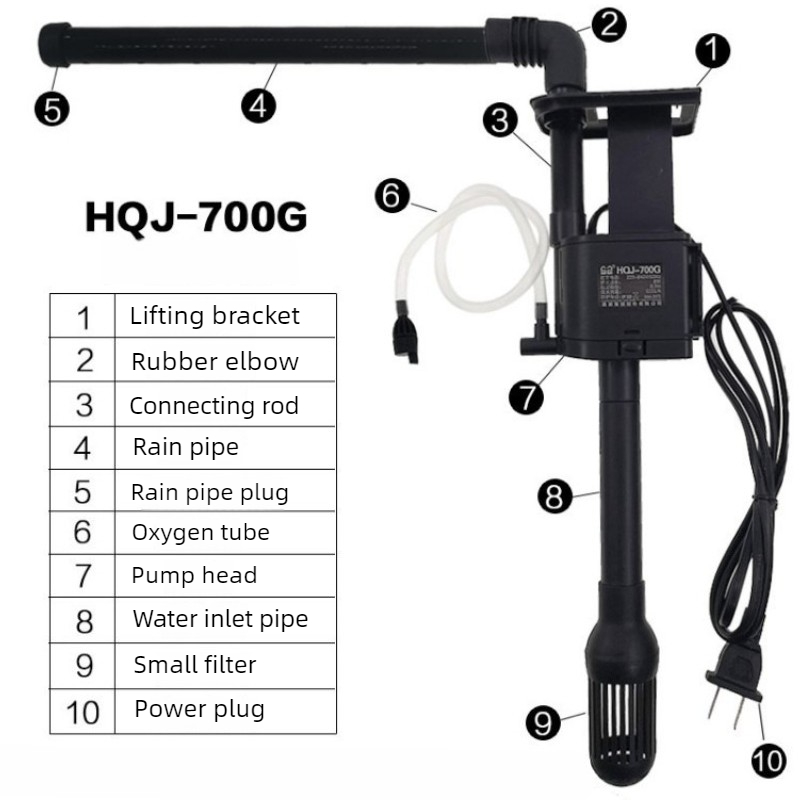 Fish Tank Water Pump Oxygenate - Marine Aquarium Water recension och pris