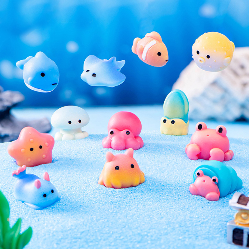 Marine Animals Figurine Dolphi - Aquarium Marine recension och pris
