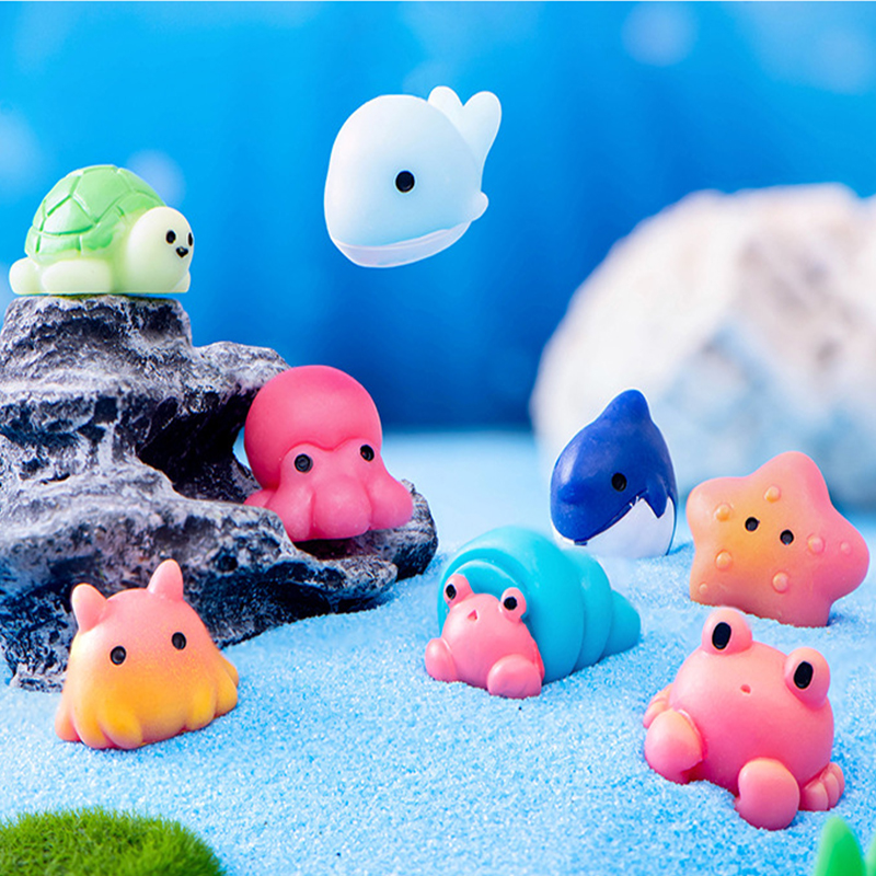 Marine Animals Figurine Dolphi - Aquarium Marine recension och pris