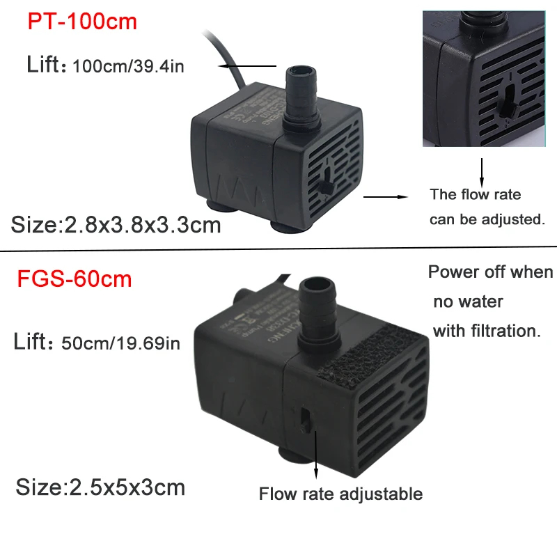 USB Aquarium Submersible Water - Marine Aquarium Water recension och pris