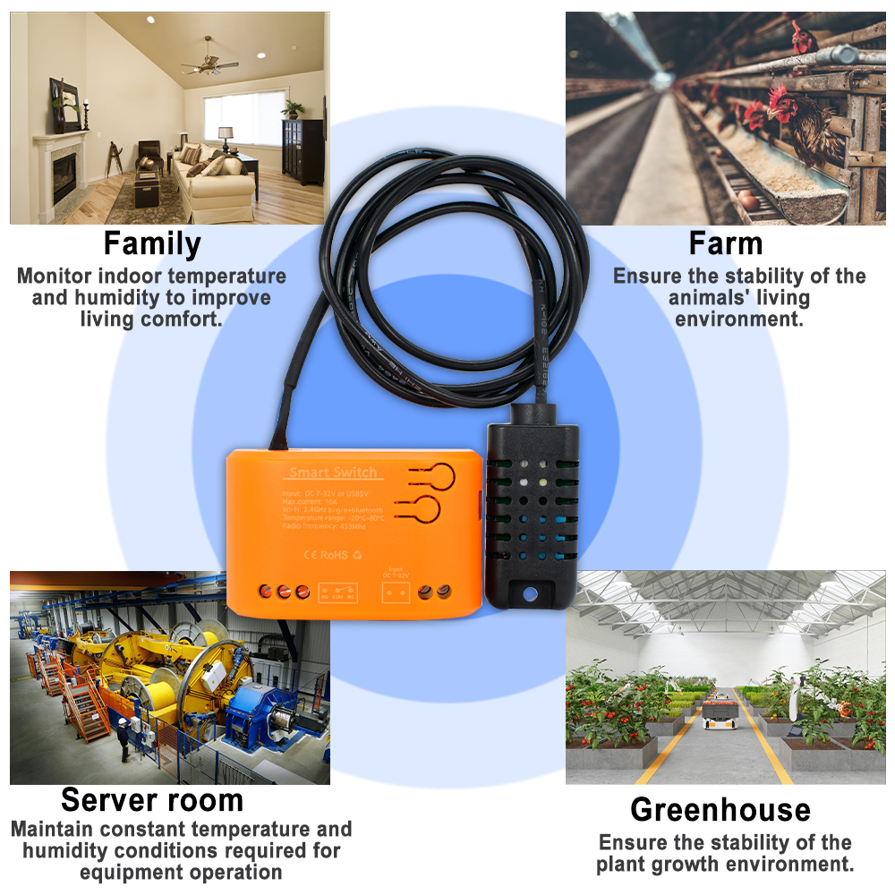 Tuya WiFi Temperature Humidity - Aquarium Marine Plants recension och pris