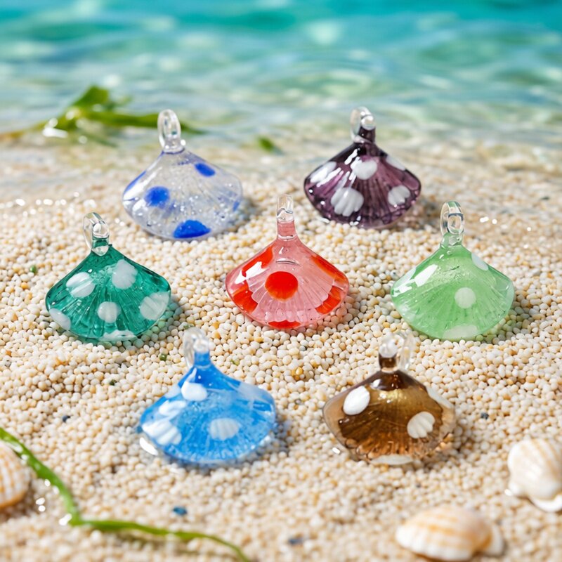 Colorful Mini Sea Shell Charm  - Aquarium Marine recension och pris