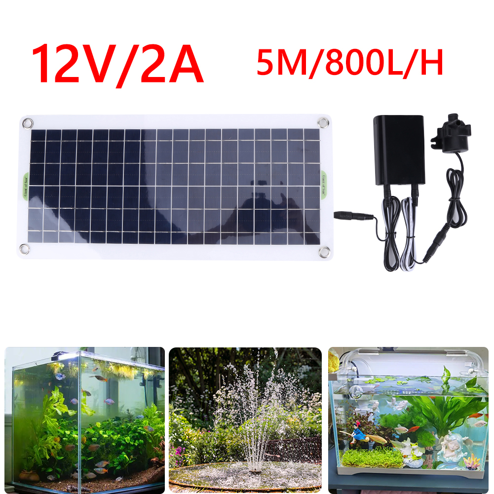 18V 30W Fountain Panel Pump Ga - Marine Aquarium Water recension och pris