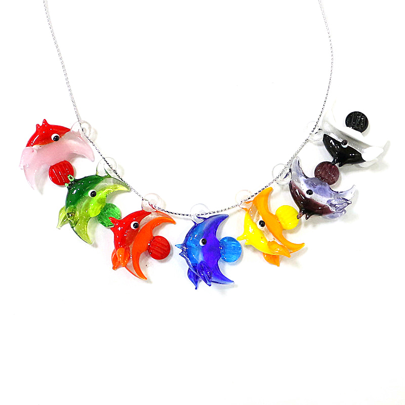 2pcs Mini Fish Glass Pendant C - Aquarium Marine recension och pris